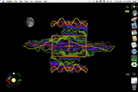 G-Force screenshot as Mac OS X desktop background